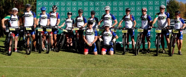 The Sani2c Oz Tour crew were easy to spot on the trails.