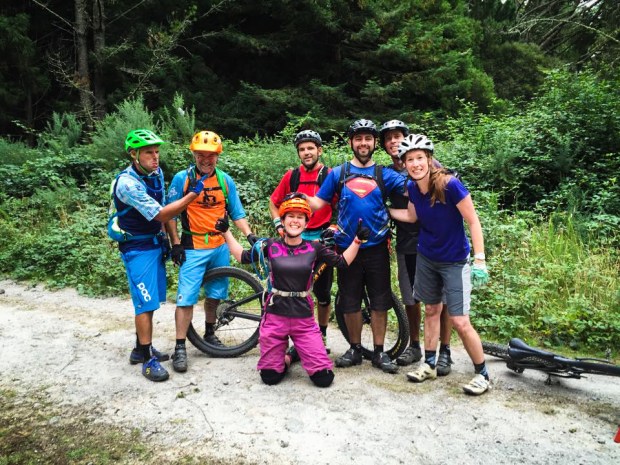 Our cool crew, fizzing at the end of the each and stage. 